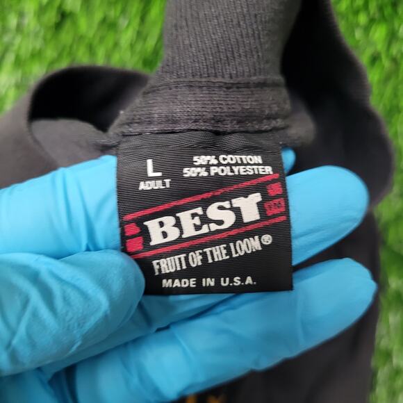 Vintage 80s Lyndhurst NJ Police T-Shirt Mens Large USA Made Single Stitch 50/50 - Picture 11 of 11